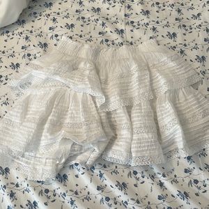 aerie rock n ruffle skirt